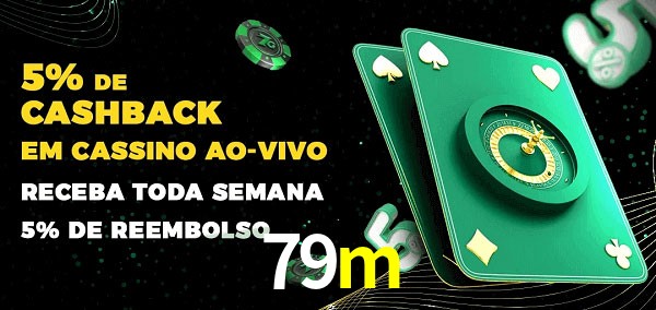 Promoções do cassino ao Vivo 79m